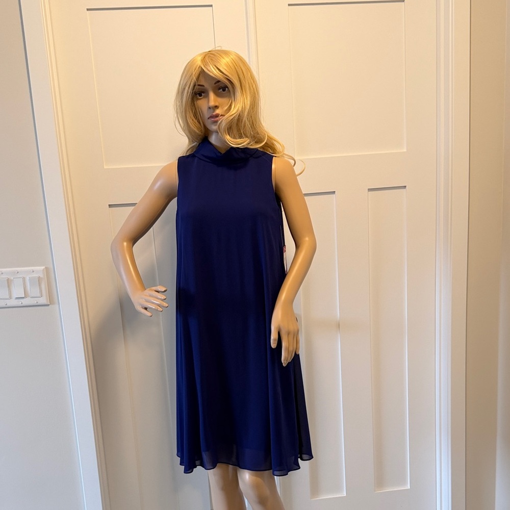 Vince Camuto Sleeveless Royal Blue Midi Dress - never worn